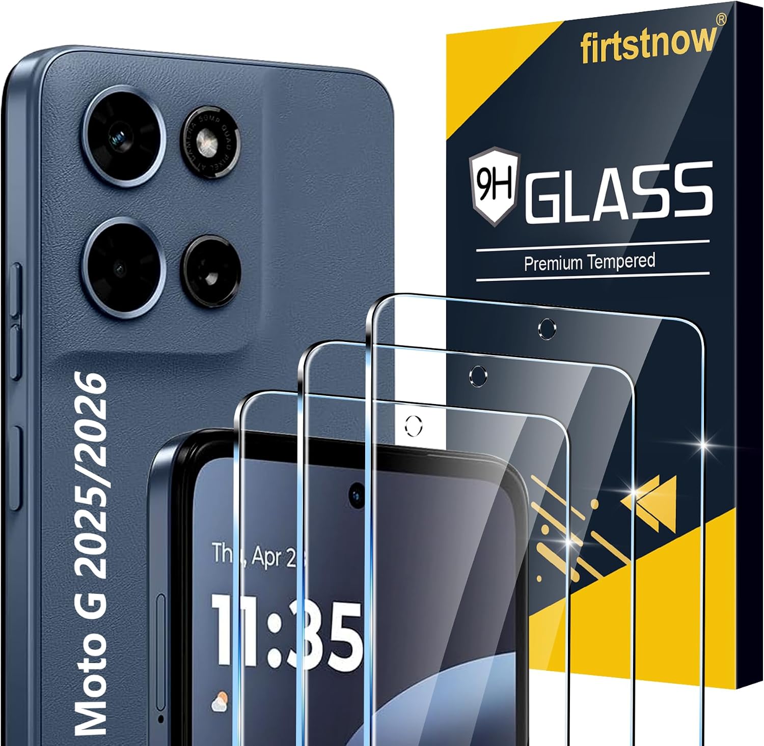 Detalle de Firtstnow Tempered Glass Screen Protector 3-Pack