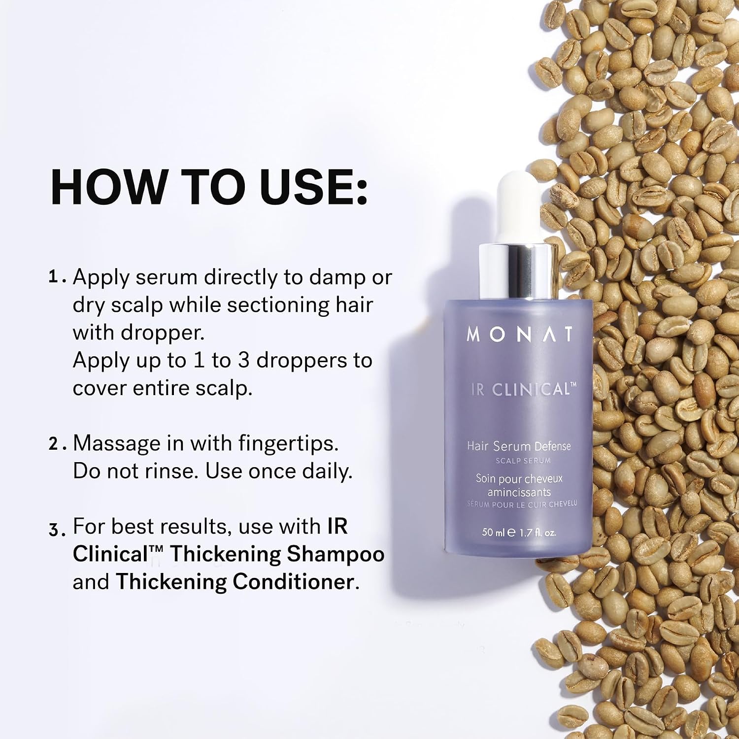 Thumbnail 6 de MONAT IR Clinical Hair Thinning Defense Serum 92%