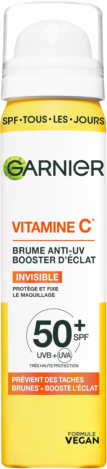 Detalle de Garnier Fluide Vitamine C Anti-UV SPF50+ Anti-Taches Glow Universel 40 ml