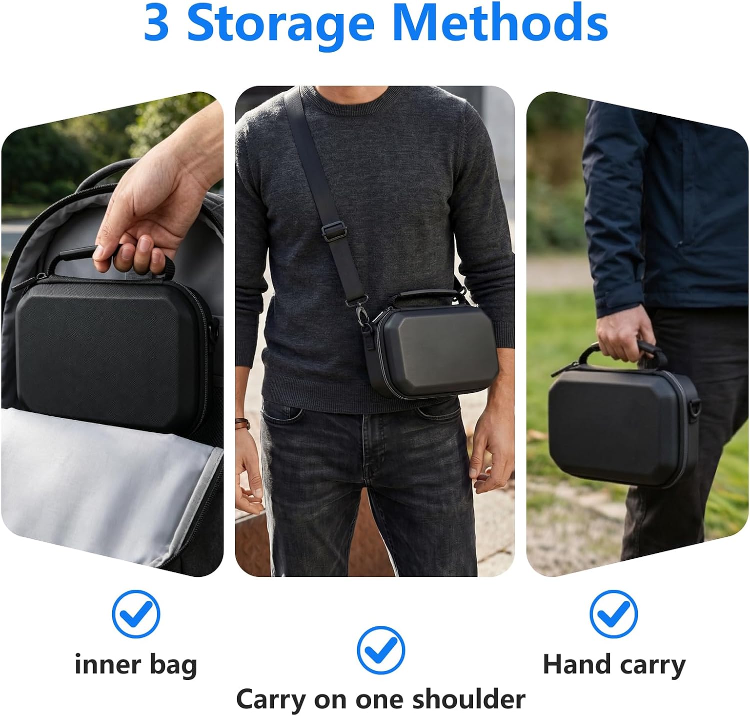 Detalle 2 de Fuimllar Pocket 4 Case Carrying Case for Osmo Pocket 4 Creator Combo