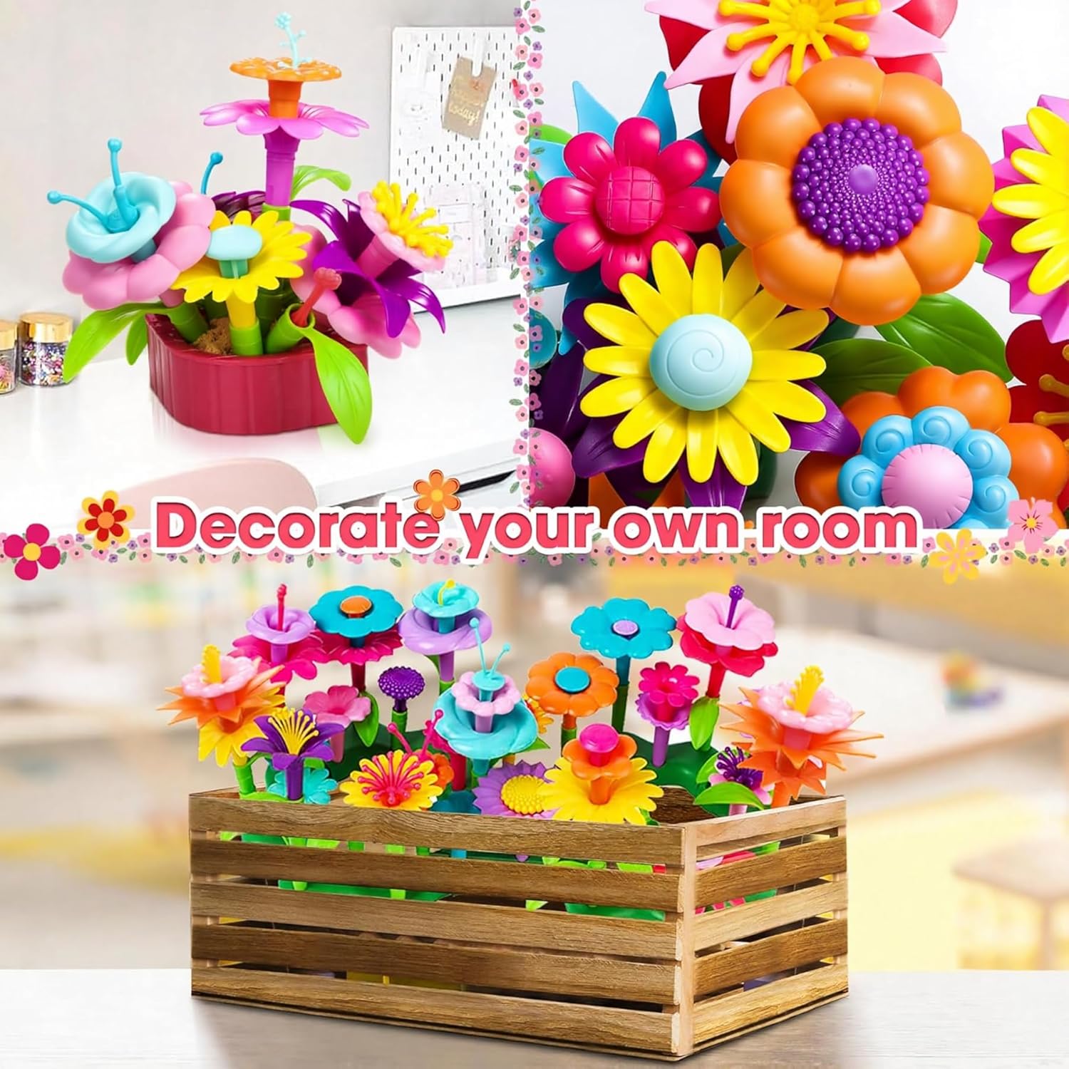 Thumbnail 5 de Fivejoy Flower Garden 134pcs building set