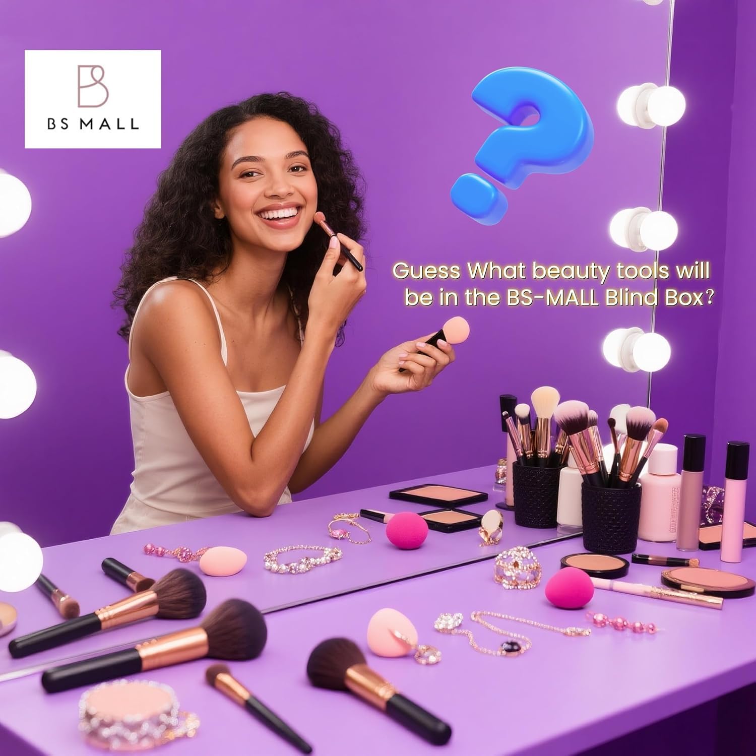 Detalle 2 de BS-MALL Mystery Makeup Brush Box 1 set