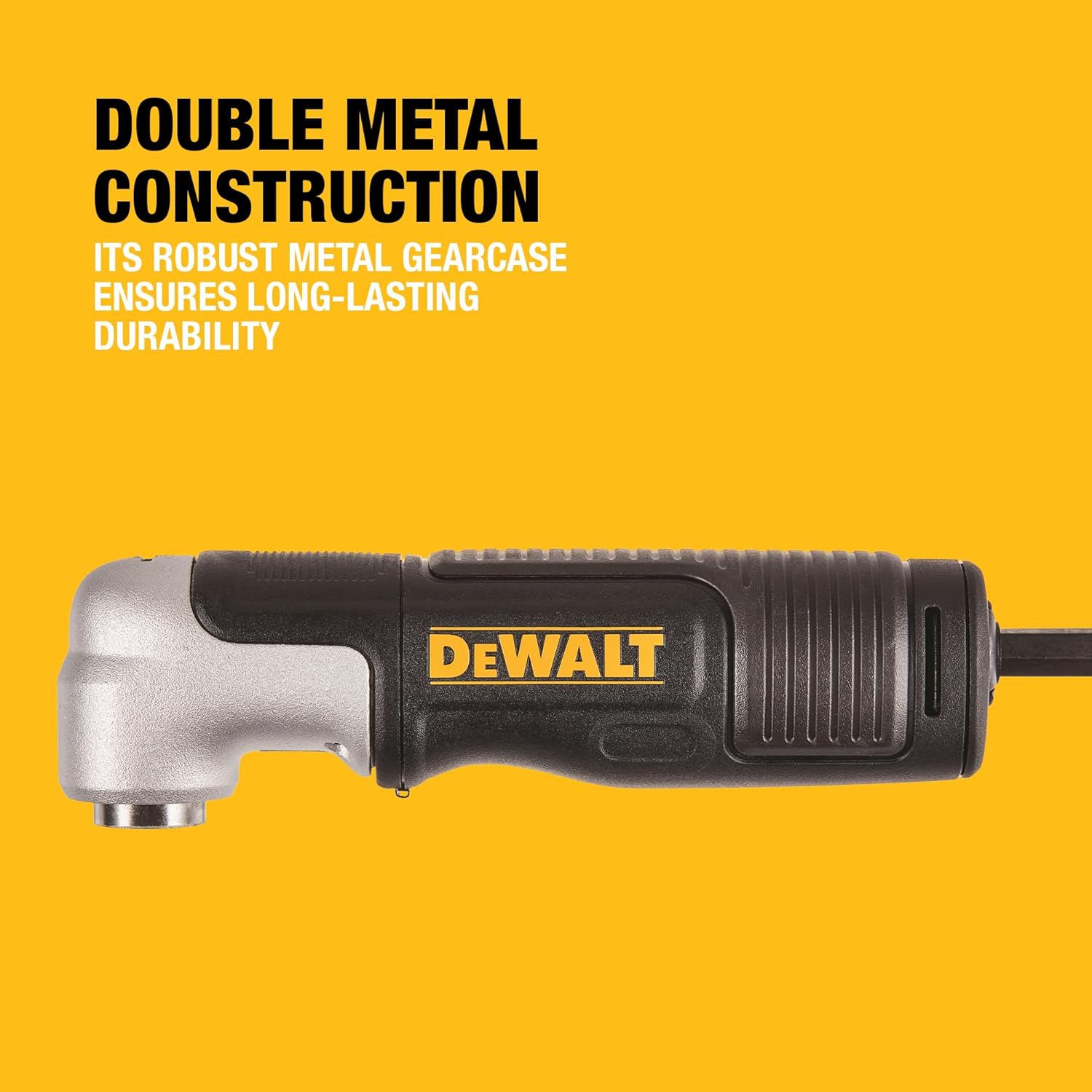 Detalle 2 de Dewalt DT20500 Winkelvorsatz für Schlagschrauber – 1/4" Sechskant, bis 43 Nm