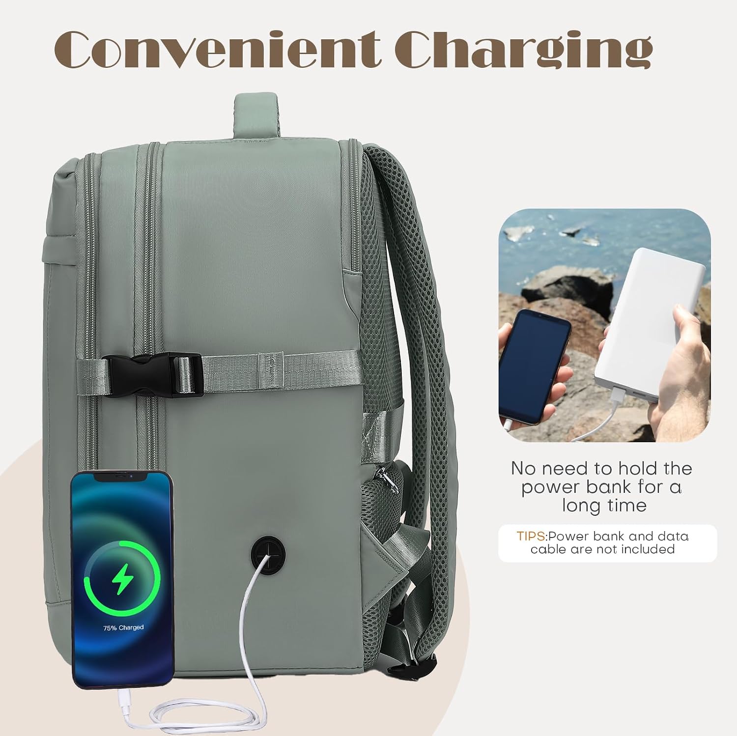 Thumbnail 3 de Yankony Ryanair Handgepäck Rucksack 20 L