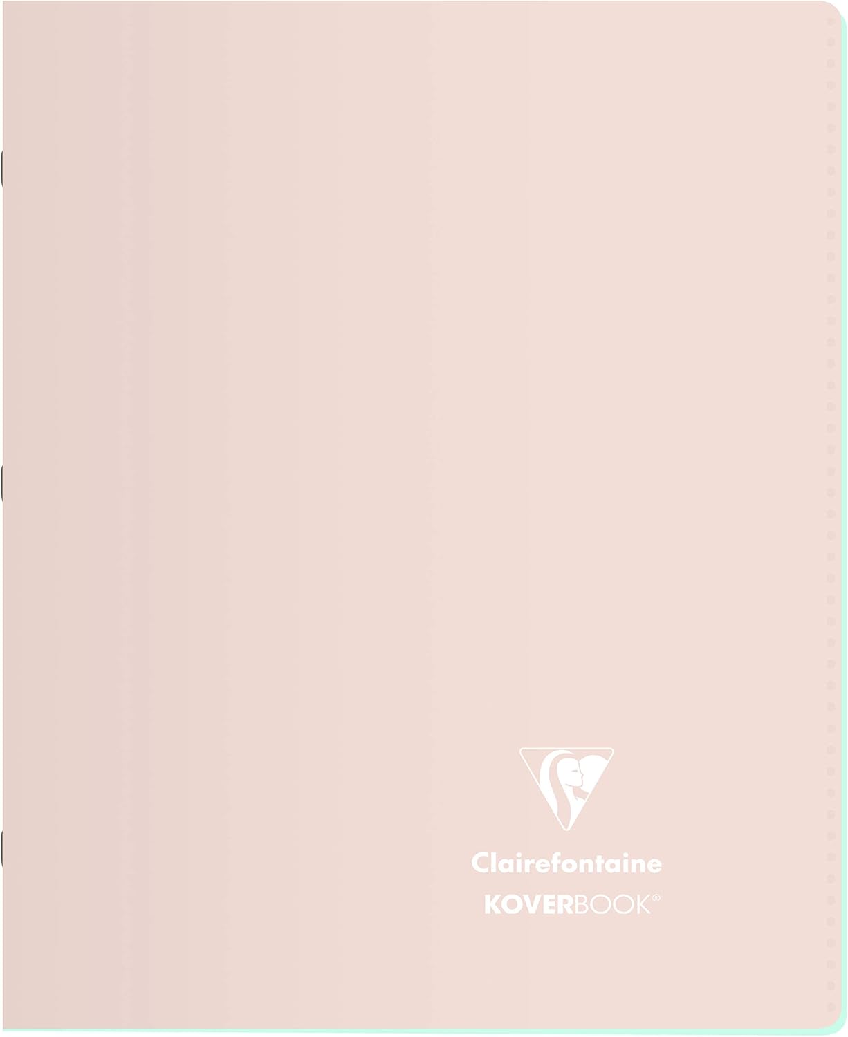 Thumbnail 1 de Clairefontaine 951481C – Lot de 10 Cahiers Agrafés Koverbook Blush 17x22 cm, 96 Pages
