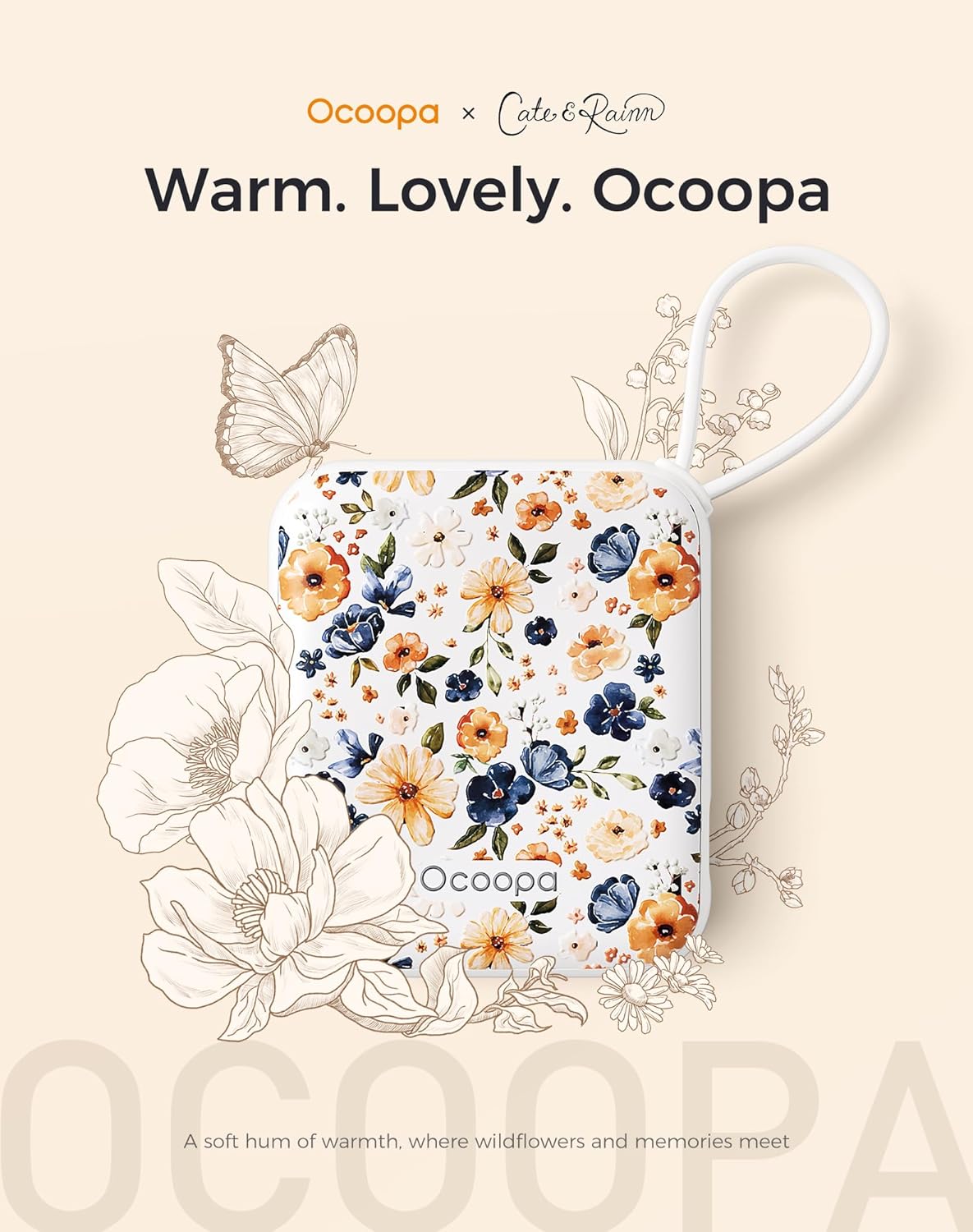 Detalle 2 de OCOOPA UT5 Nano rechargeable hand warmer 7H