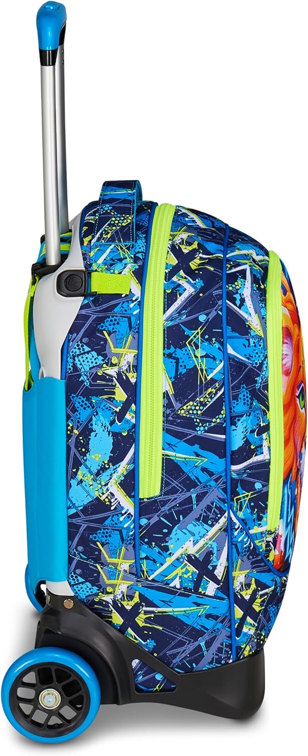 Thumbnail 1 de SJ GANG STYLE JAM GANG Chariot scolaire pour chiots New Tech, bleu — 3 en 1