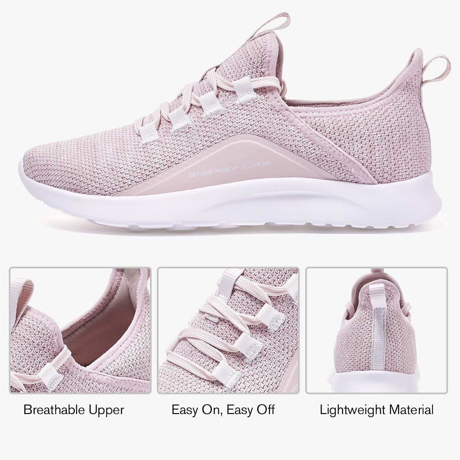 Thumbnail 4 de ALEADER Women’s Energycloud Lightweight Slip-On Walking & Running Shoes