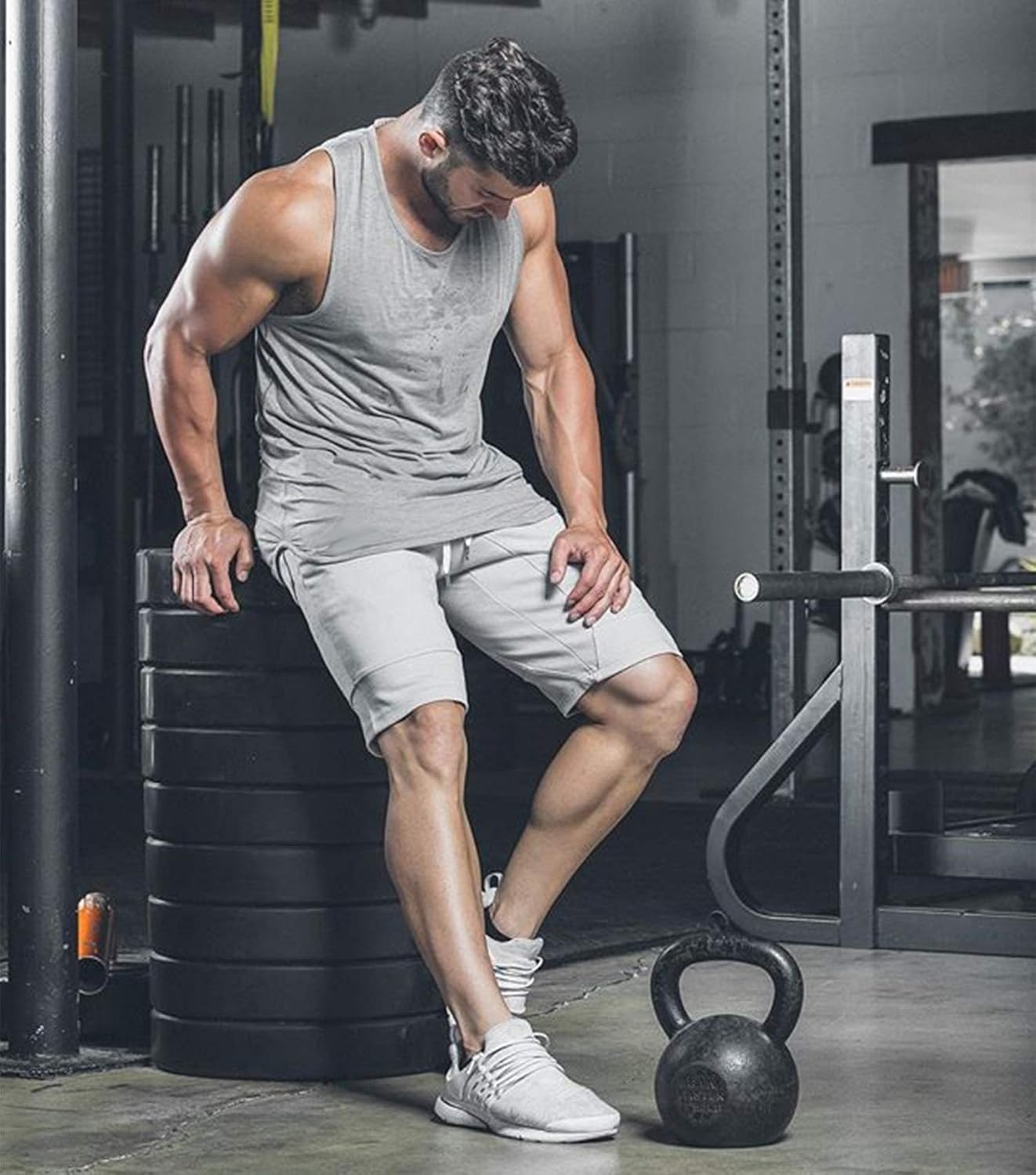 Thumbnail 2 de COOFANDY Men’s 3-Pack Quick Dry Workout Tank Tops (Sleeveless Gym Muscle Tees)