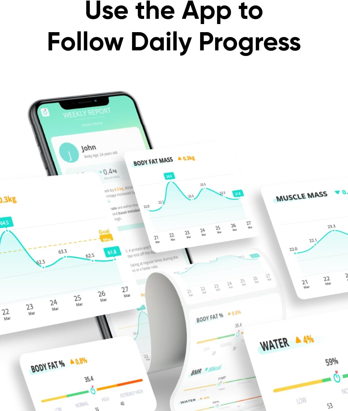 Thumbnail 5 de eufy A1 Smart Scale 26cm digital