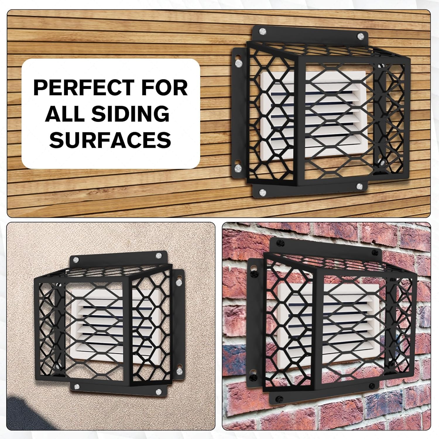 Thumbnail 4 de Dryer Vent Bird Guard 7"x7"x5" vent cover ๐