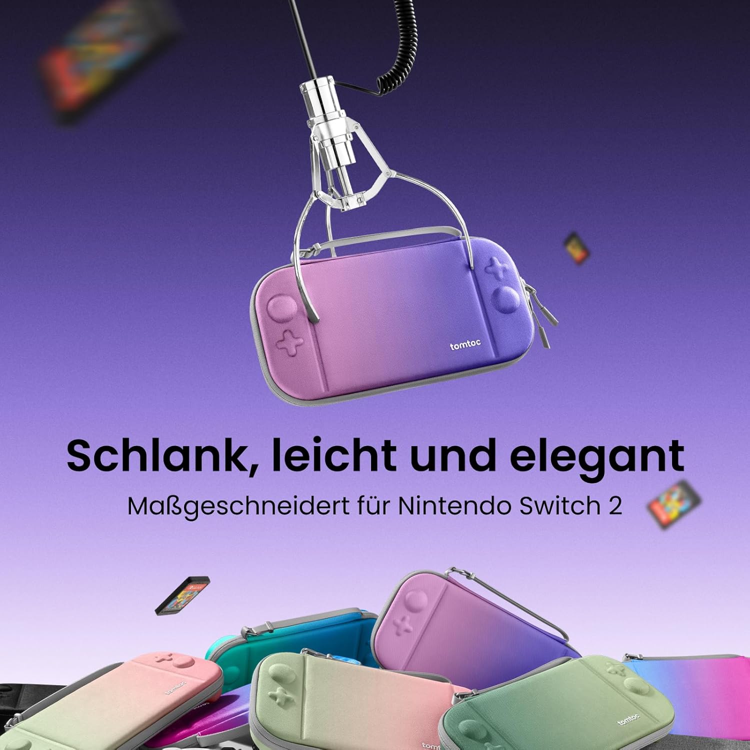 Detalle 2 de tomtoc Slim Tasche für Nintendo Switch 2