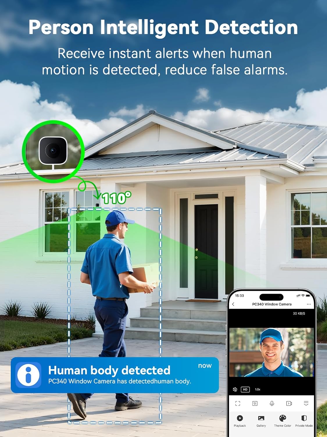 Thumbnail 4 de Outinput 3MP 2K Indoor Window Camera