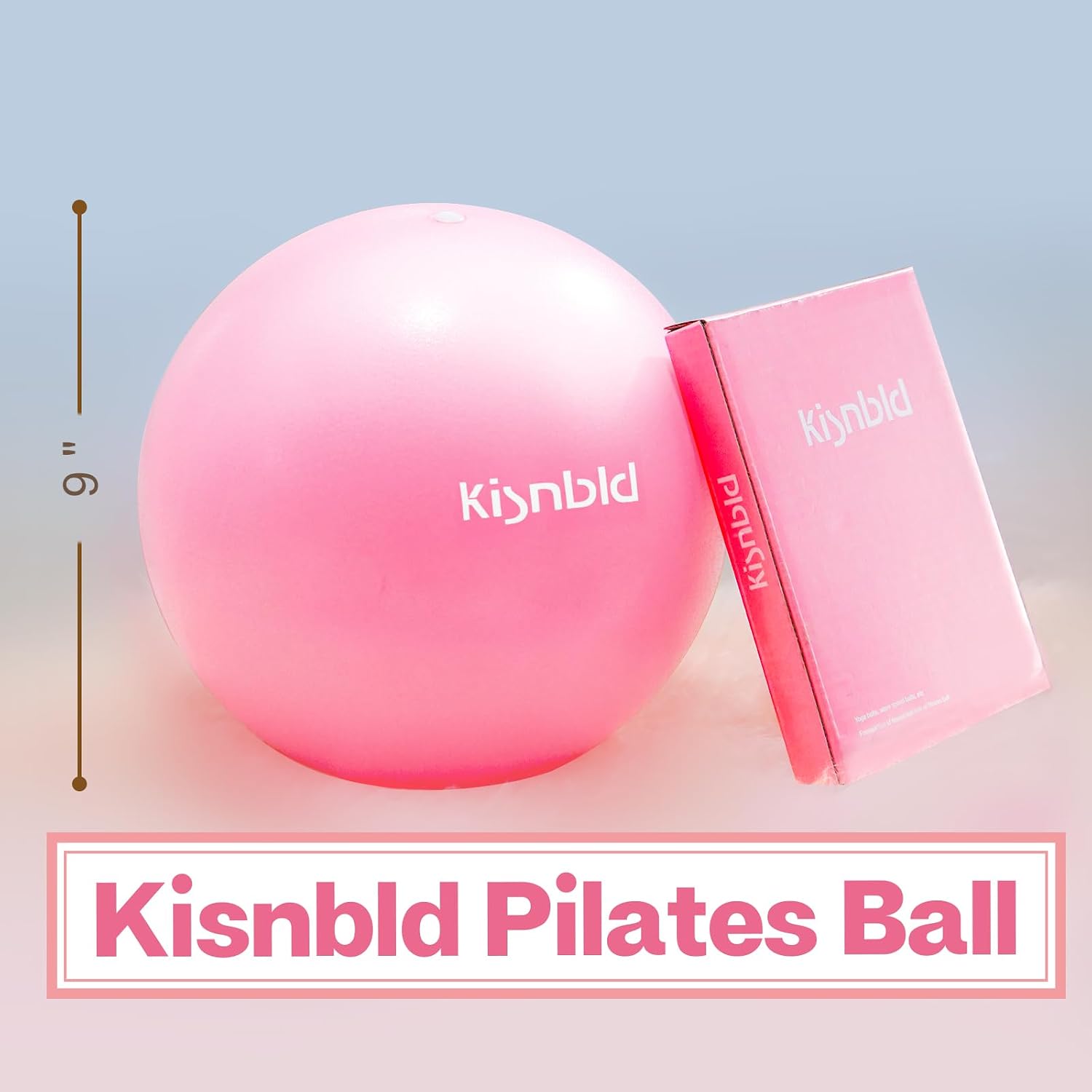 Thumbnail 6 de kisnbld 9-Inch Small Exercise Ball: Mini Pilates Core Ball for Home Workouts