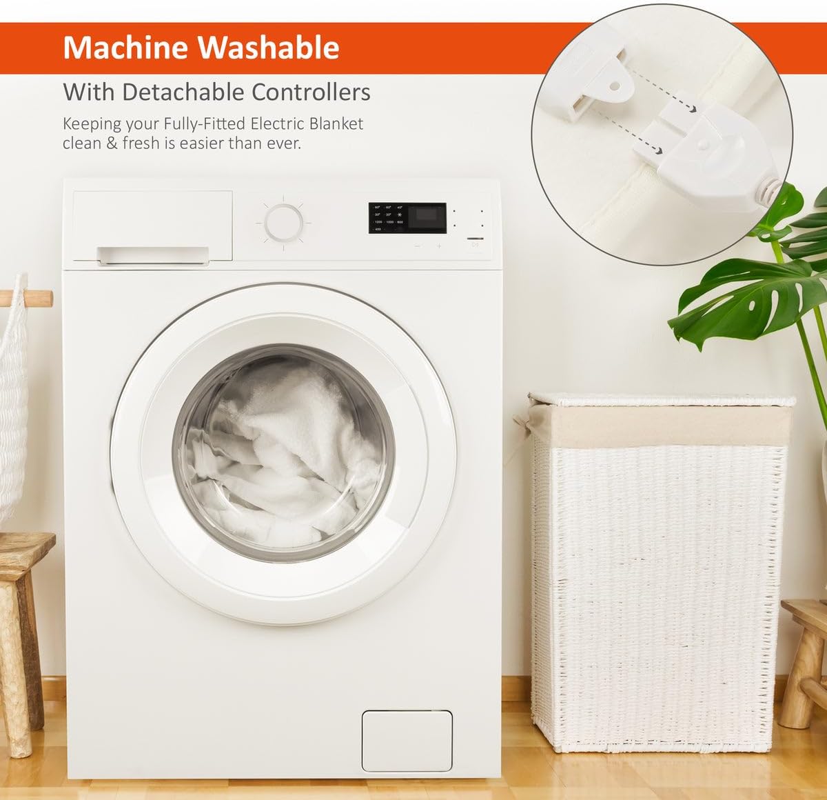 Thumbnail 6 de Warmer Wärmer Electric Blanket Double Size with Dual Control and Fitted Skirt