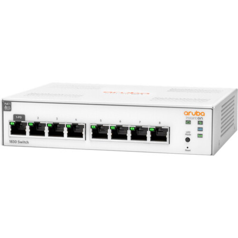 Detalle 2 de HPE Instant On 1830 Switch 8 Puertos: conmutador gestionado L2 Gigabit para pymes