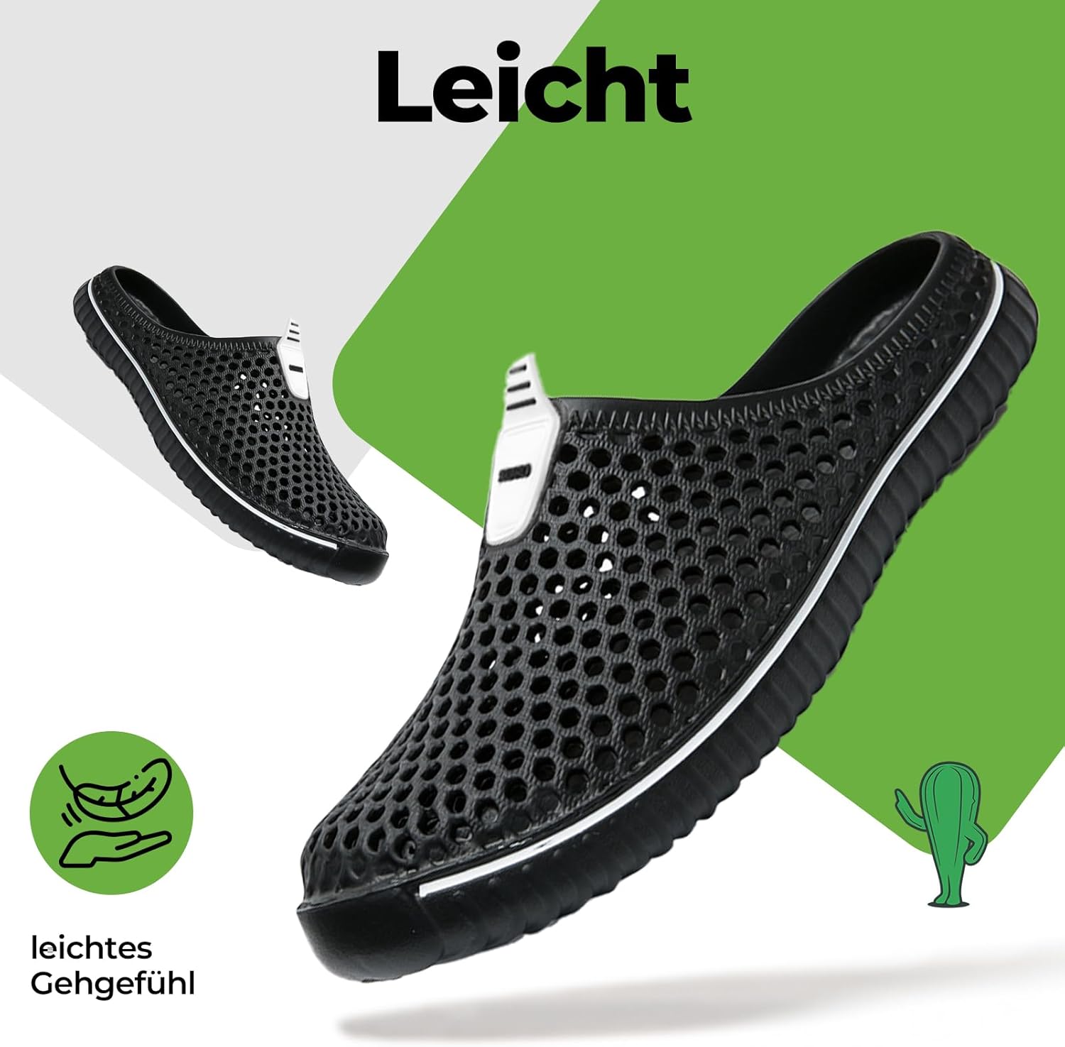Thumbnail 3 de SAGUARO Clogs Pantoletten Herren/Damen Sommer – atmungsaktiv, leicht und vielseitig