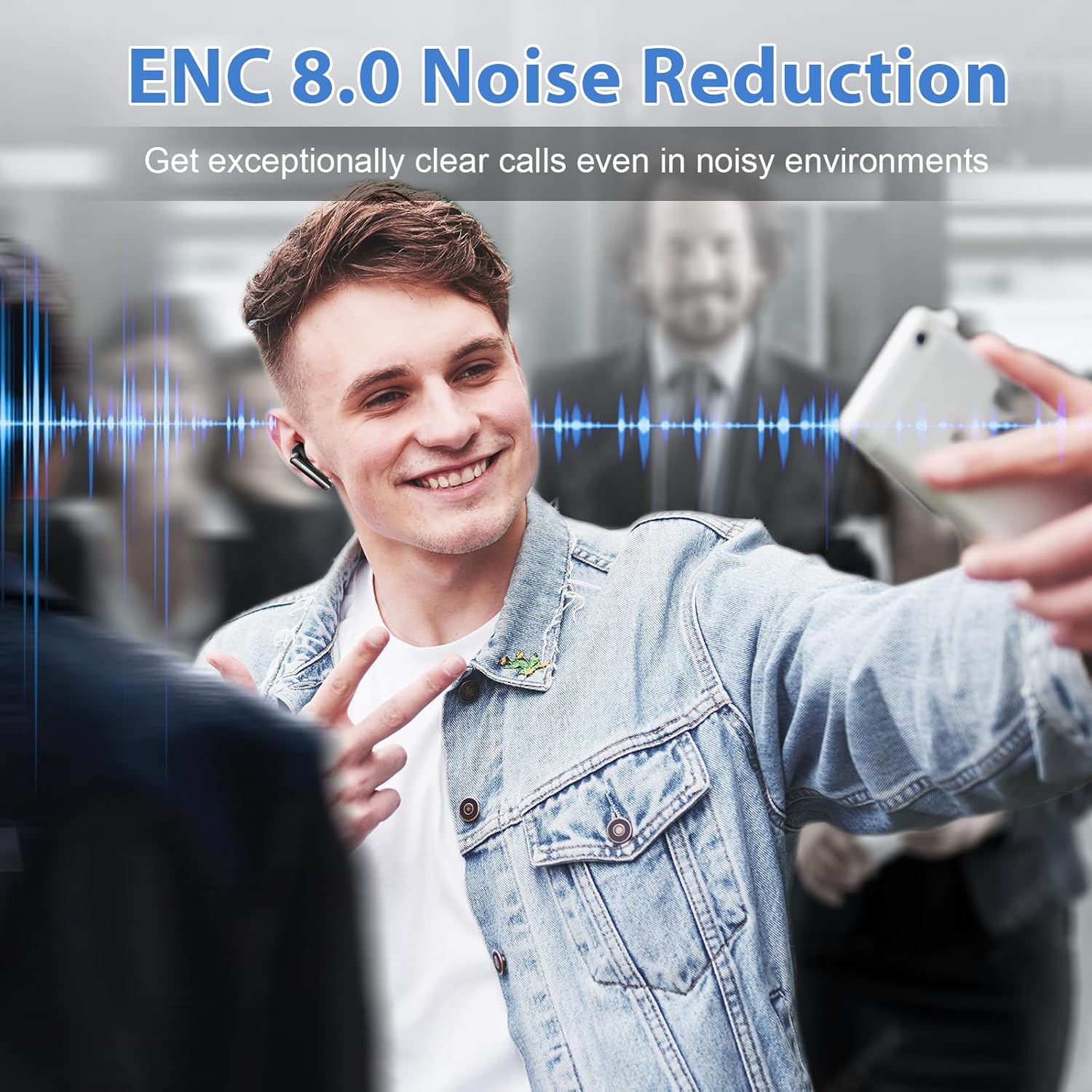 Thumbnail 2 de Thunelec Wireless Earbuds with Bluetooth 5.4 and IP7 Waterproofing