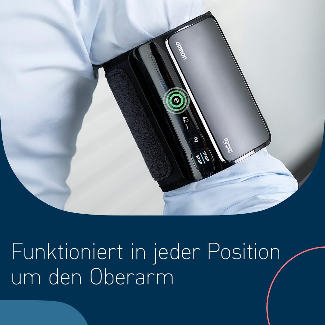 Thumbnail 5 de OMRON EVOLV kabelloses Oberarm-Blutdruckmessgerät 5 Jahre