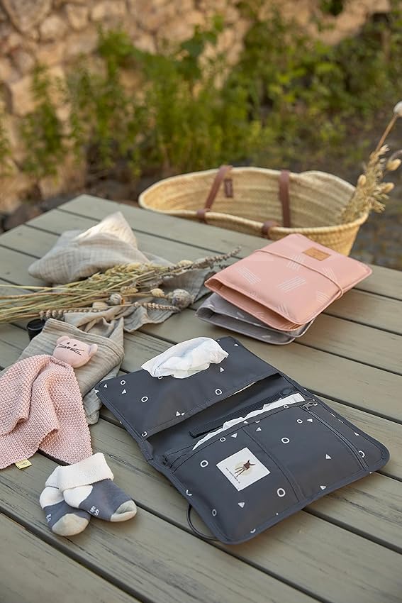 Detalle 2 de LÄSSIG Changing Pouch bolsa pañales anthracite 1 unidad