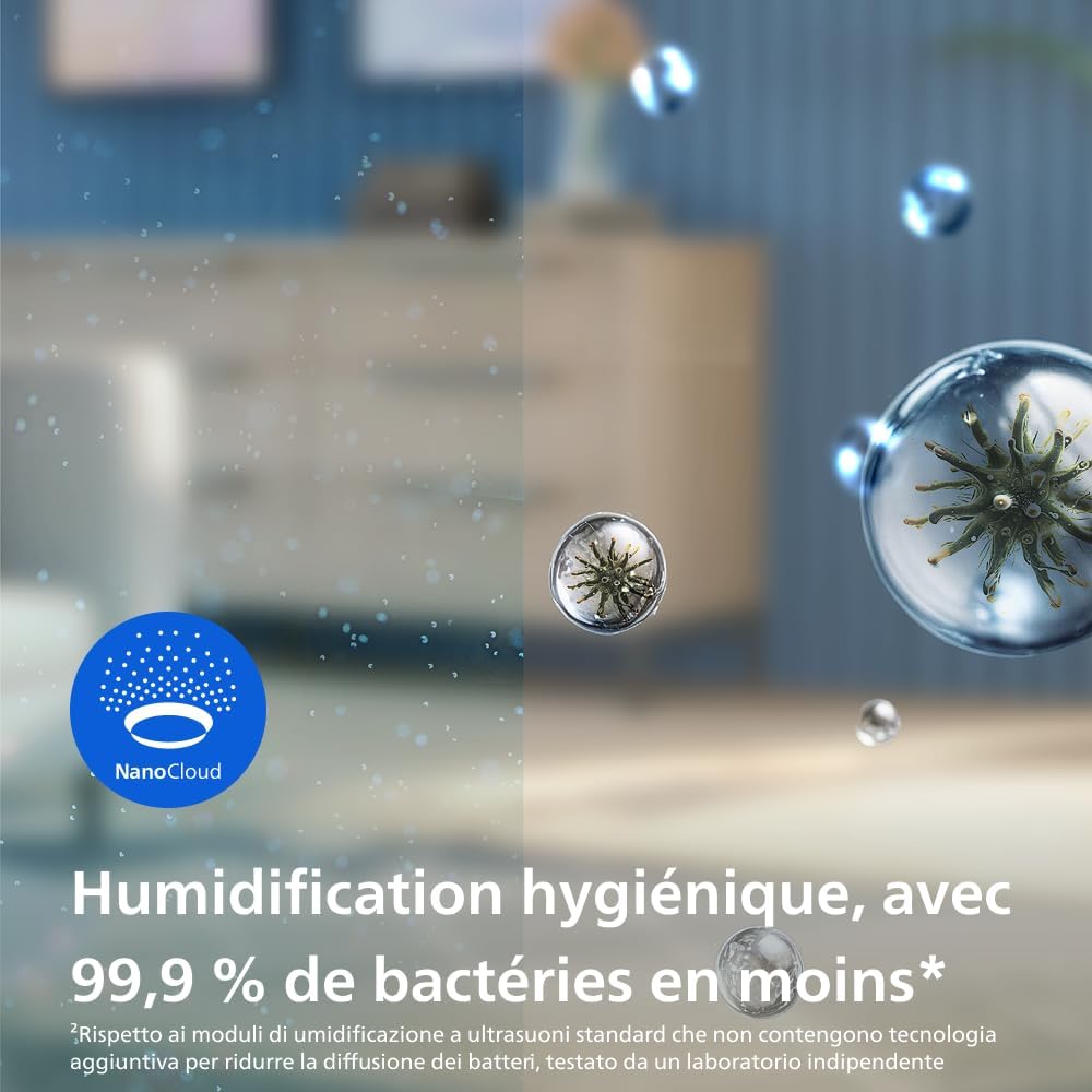 Detalle 2 de Filtre d'humidification Philips Original NanoCloud HU4816 – 6 mois, pour humidificateur série 2000