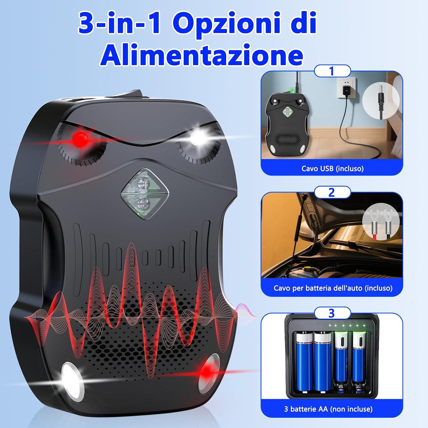 Detalle 2 de Morole Repellente Topi per Auto 50–80 m² 📢