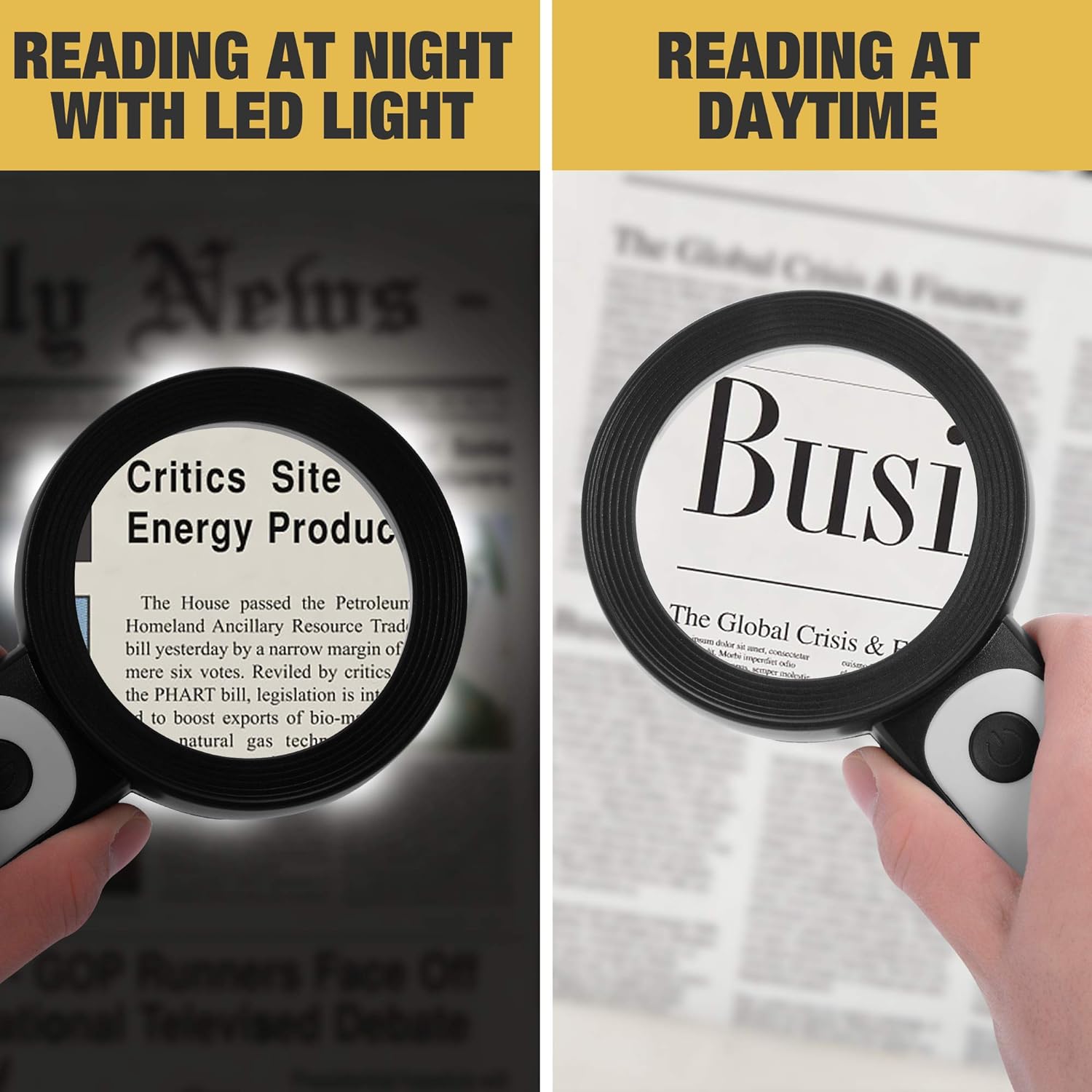 Thumbnail 3 de JMH Magnifying Glass with Light for Seniors
