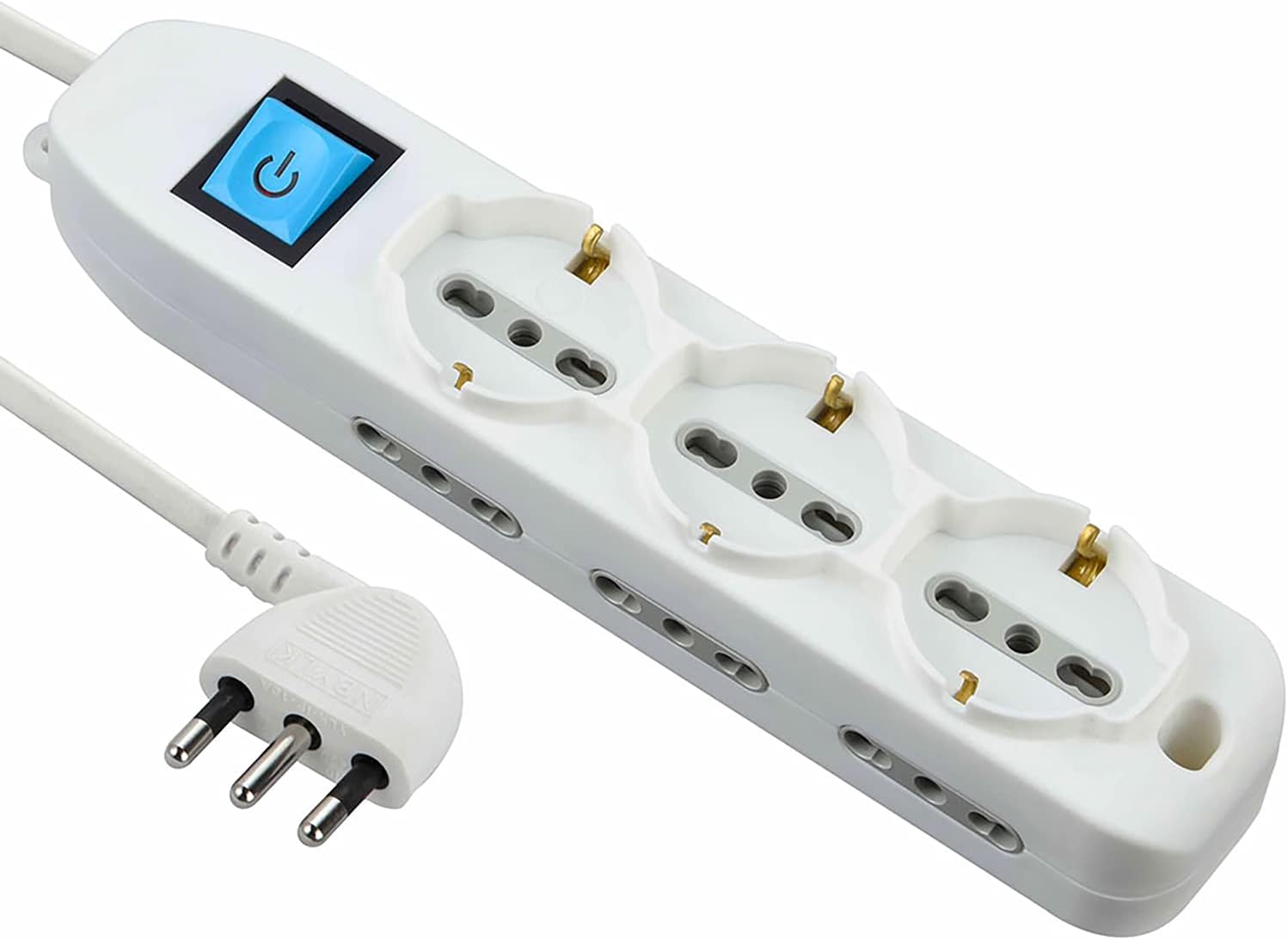 Thumbnail 3 de Electraline 62019 Multipresa 9 Posti 3 Polivalenti + 6 Bivalenti, Nero, 1,5 m