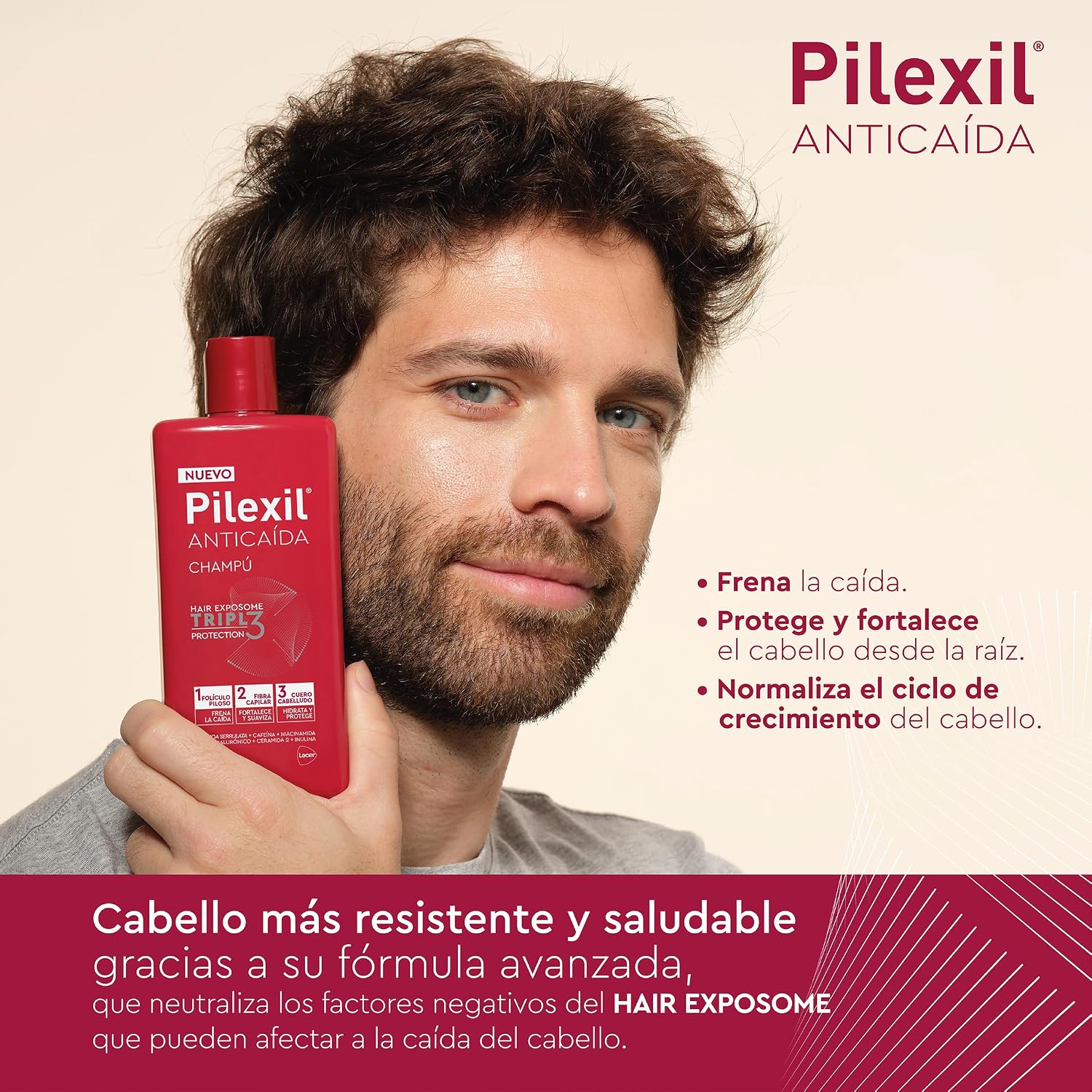 Thumbnail 2 de PILExil Pilexil Shampoo anticaduta Triple Protection 450 ml – tripla azione su cute, fibra e follicolo