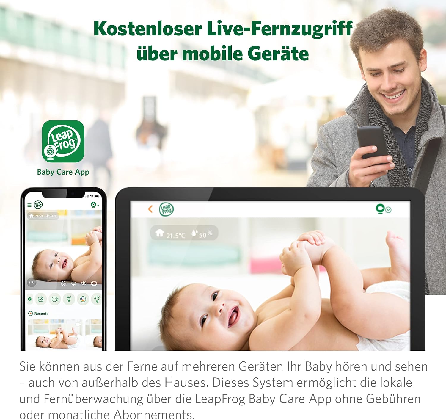 Thumbnail 1 de LeapFrog LF925HD Babyphone