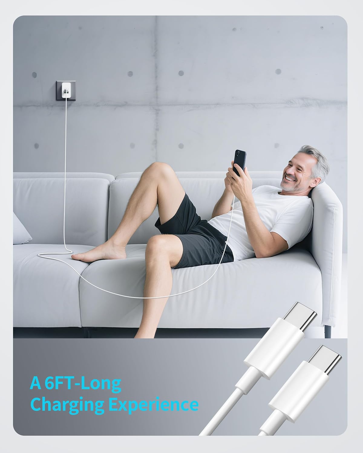 Detalle 1 de KENHAO USB-C Wall Charger 45W