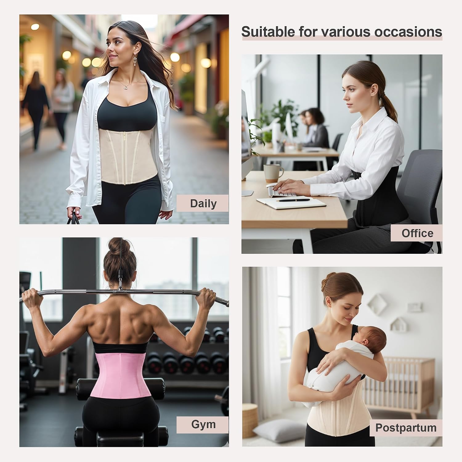 Thumbnail 5 de SHAPERX Waist Trainer Women's Waist Cincher