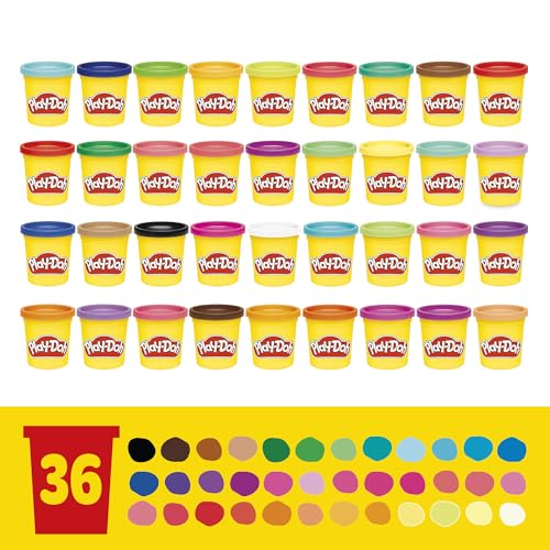Detalle de Play-Doh 36-Pack Mega Fun Set for Toddlers