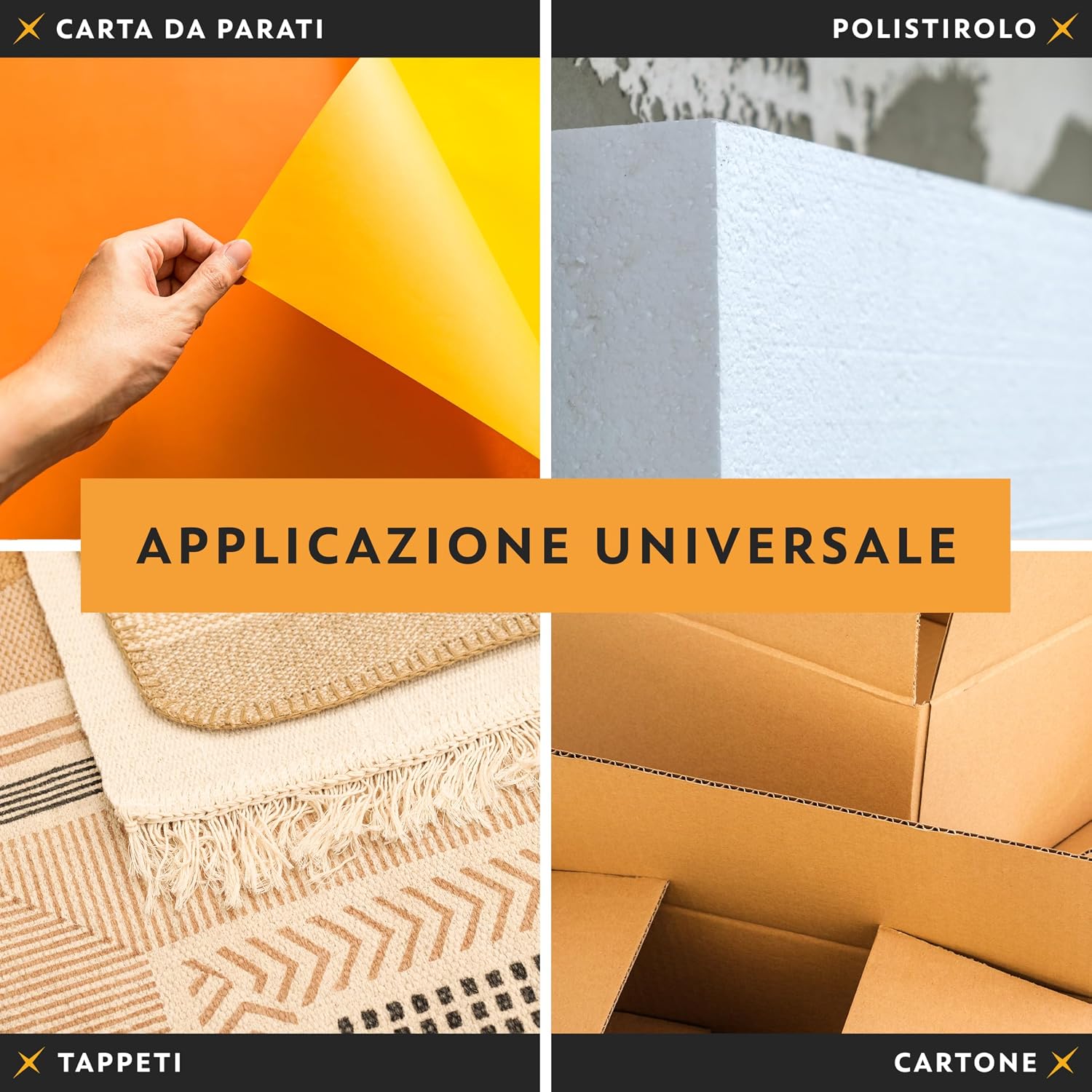 Thumbnail 4 de FixedNow 3 taglierini professionali da 18 mm con 16 lame di ricambio (snap-off) per carta da parati, tappeti e polistirolo