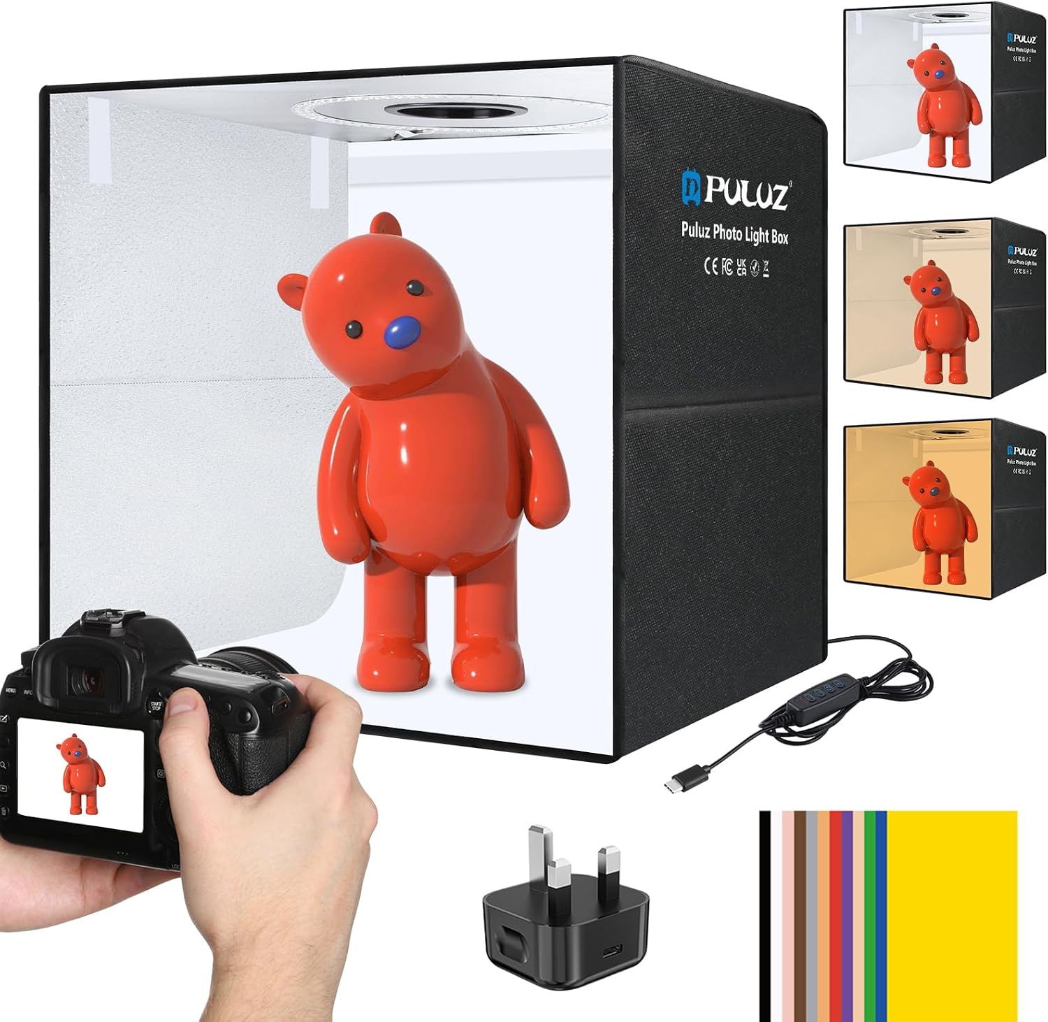 Detalle de PULUZ Photo Light Box 50cm portable photo studio