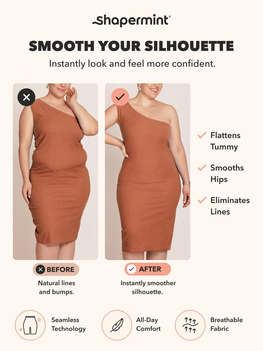 Detalle 2 de SHAPERMINT High-Waist Shaping Shorts for Women 🩲