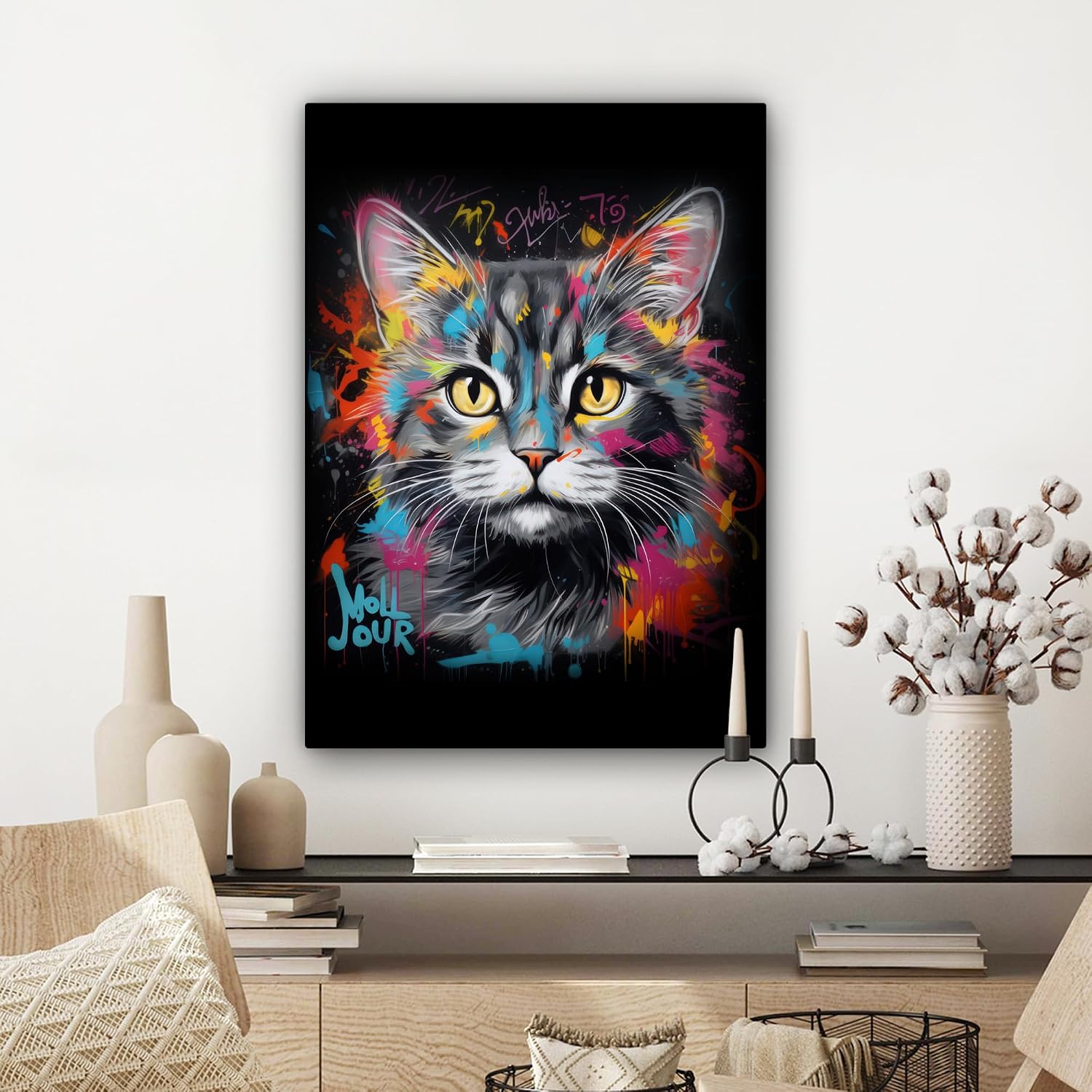 Thumbnail 4 de MuchoWow Impression sur Toile 50x70 cm