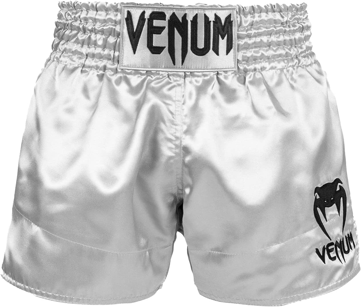 Thumbnail 4 de VENUM Classic Muay Thai Shorts - Nero/Nero: leggerezza, mobilità e stile sobrio