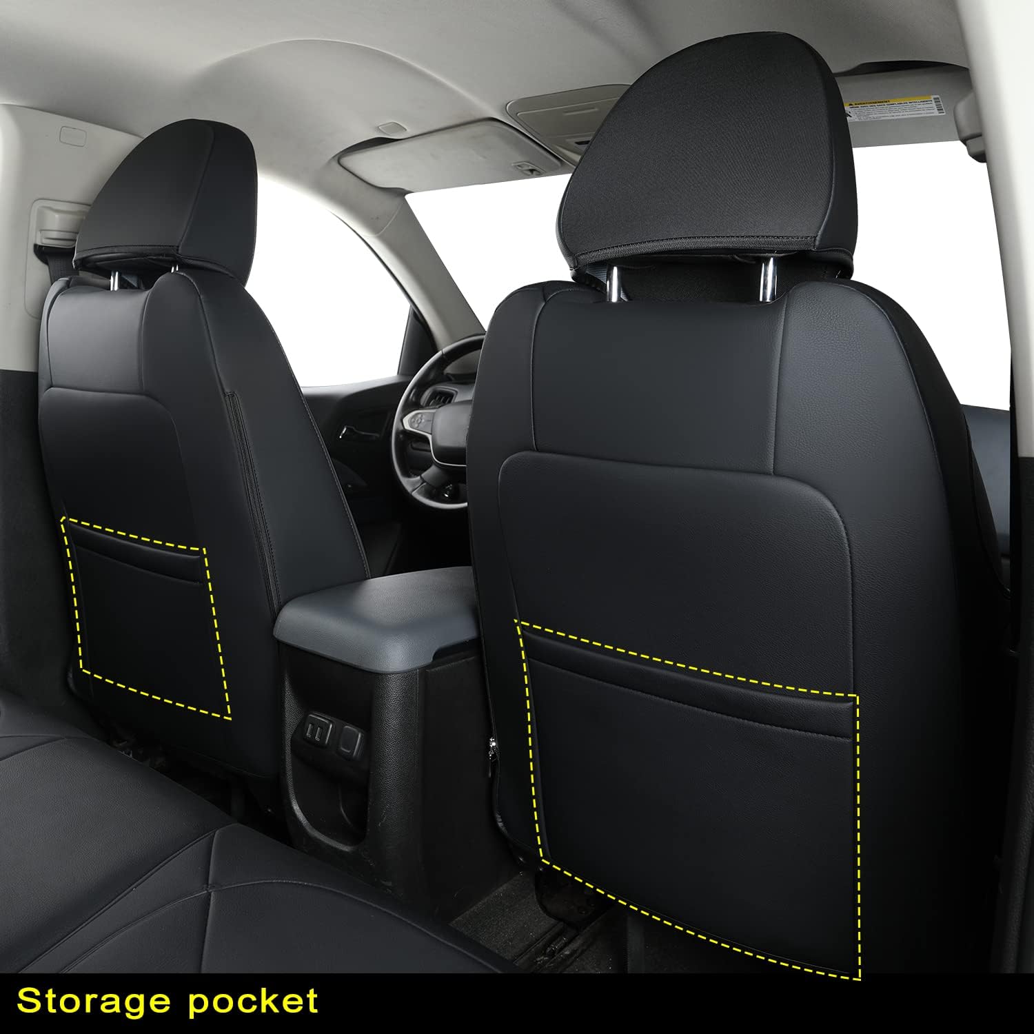 Detalle 2 de Covertopia Front Seat Covers Faux Leather