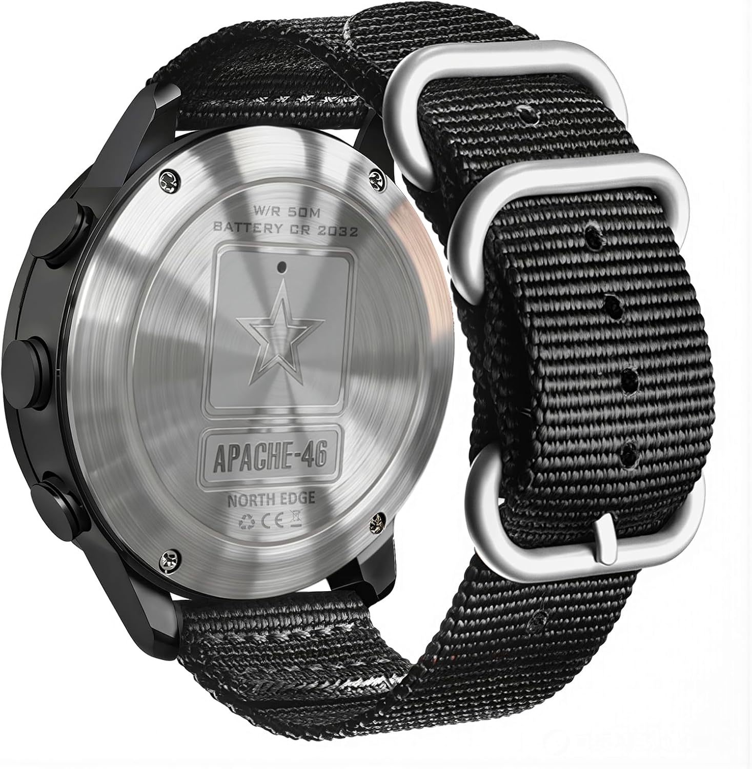 Thumbnail 2 de NORTH EDGE Apache Men’s Tactical Outdoor Digital Watch with Altimeter, Barometer & Compass