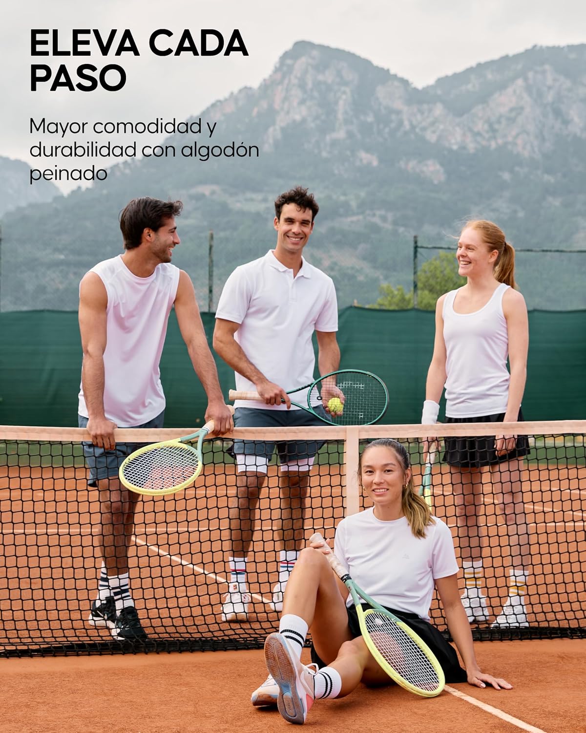 Thumbnail 5 de DANISH ENDURANCE Calcetines Deporte Tenis Unisex 3 Pack