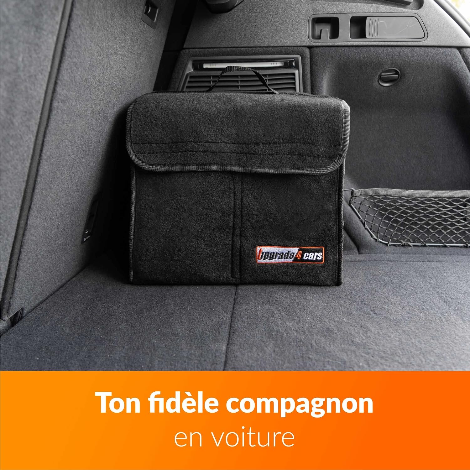 Thumbnail 6 de Upgrade4cars Sac de Coffre Voiture en Feutre – Boîte de Rangement pour Outils et Entretien