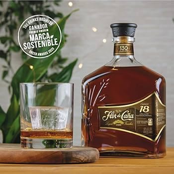 Detalle 1 de Ron Flor de Caña Centenario 18 años 🥃 70 cl