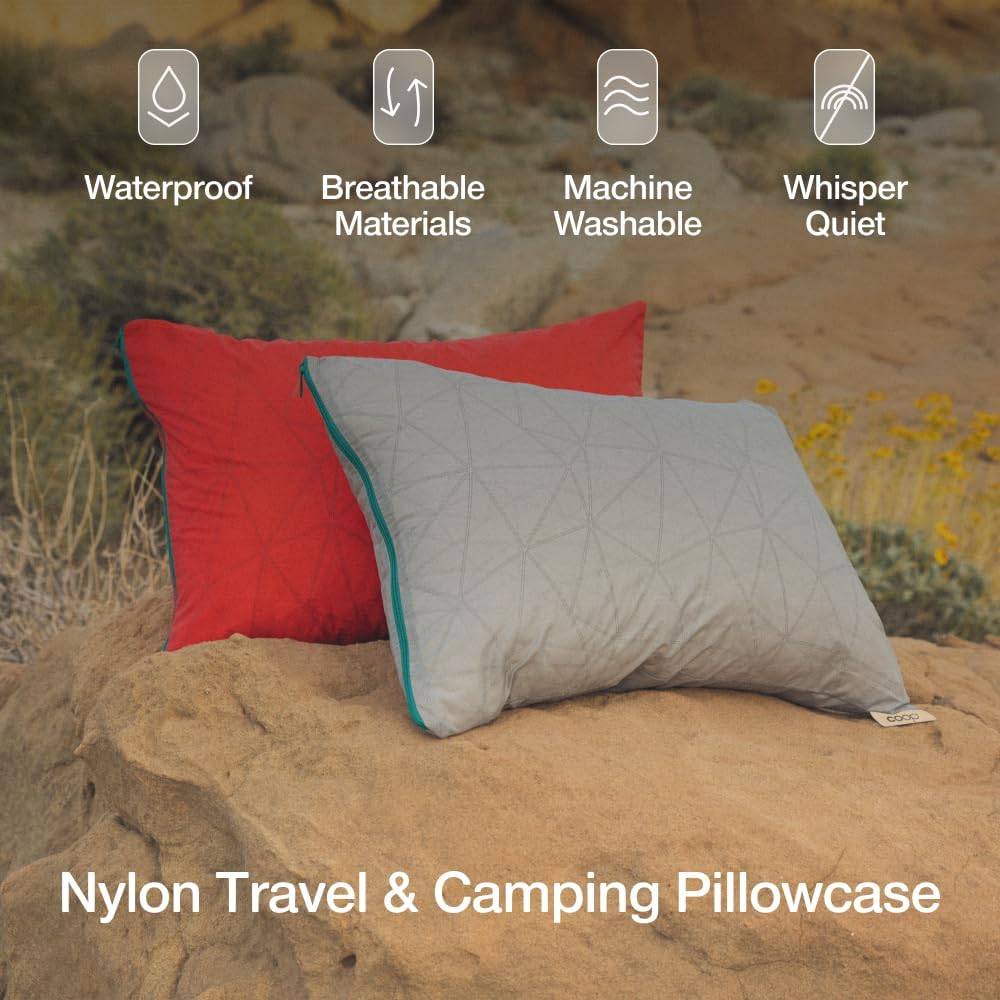 Detalle 2 de Coop Home Goods CHG-CAMP-BUN-G Adjustable Travel Pillow Bundle, Memory Foam