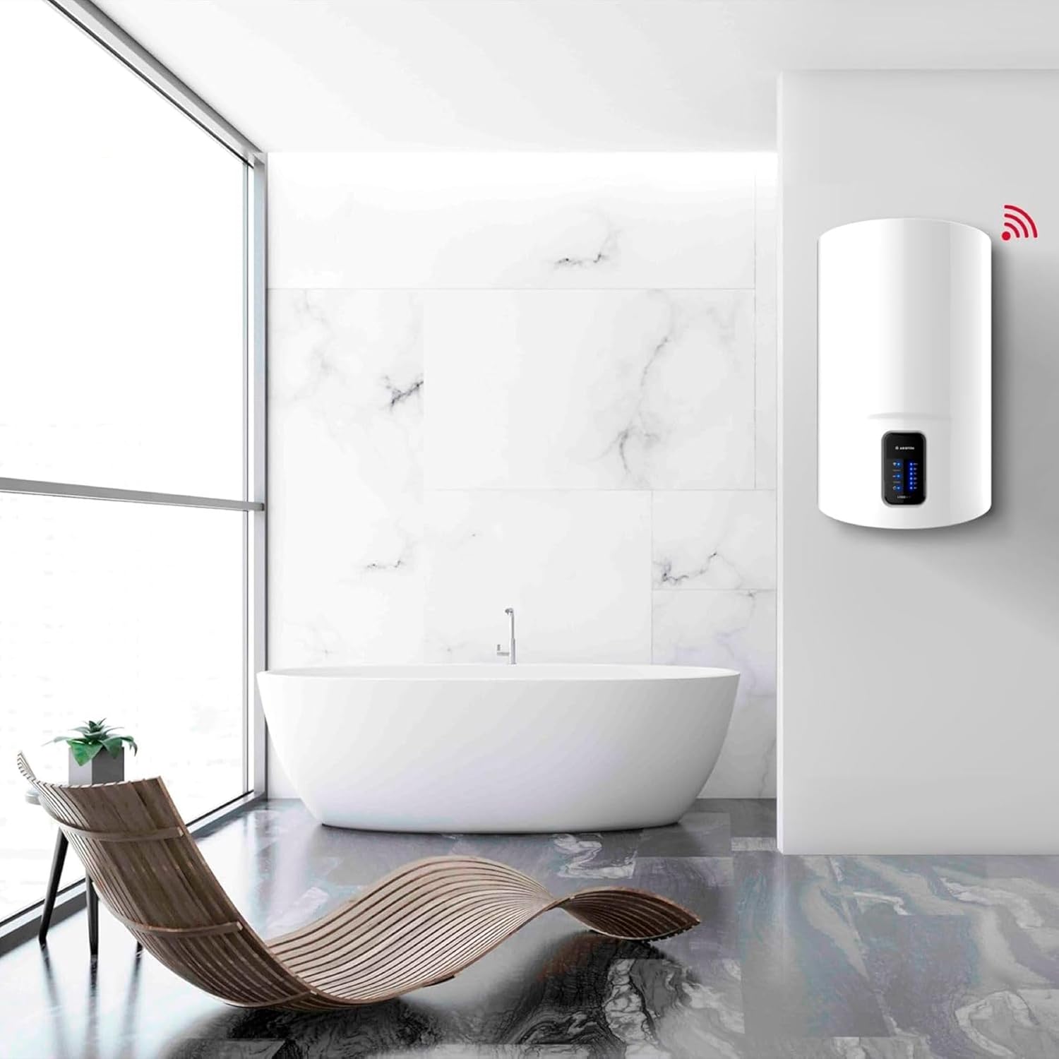 Thumbnail 5 de Ariston Lydos Wifi: Scaldabagno Elettrico 50 L con Display Touch e connettività