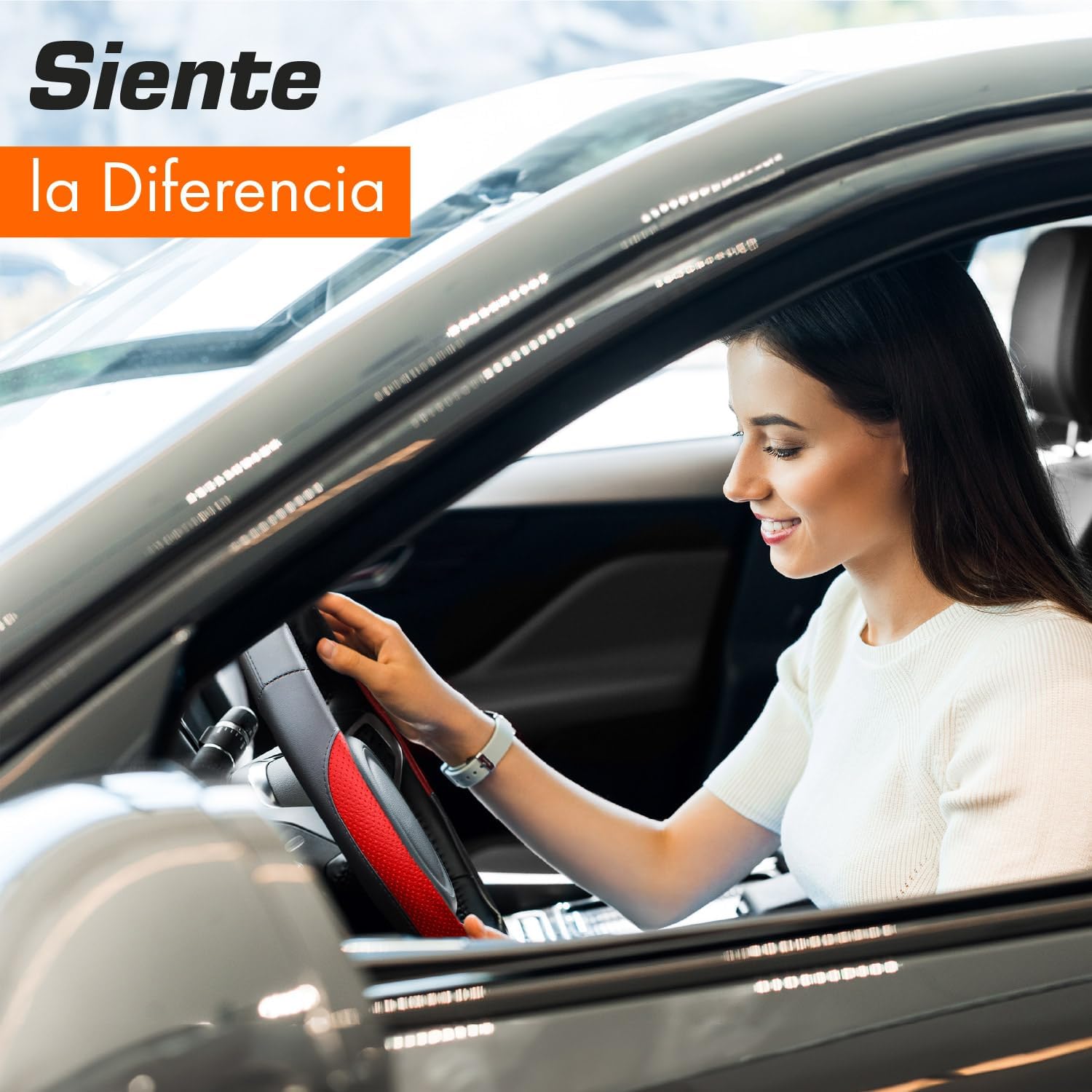 Thumbnail 5 de Upgrade4cars Funda Volante Forma D 37-38 cm