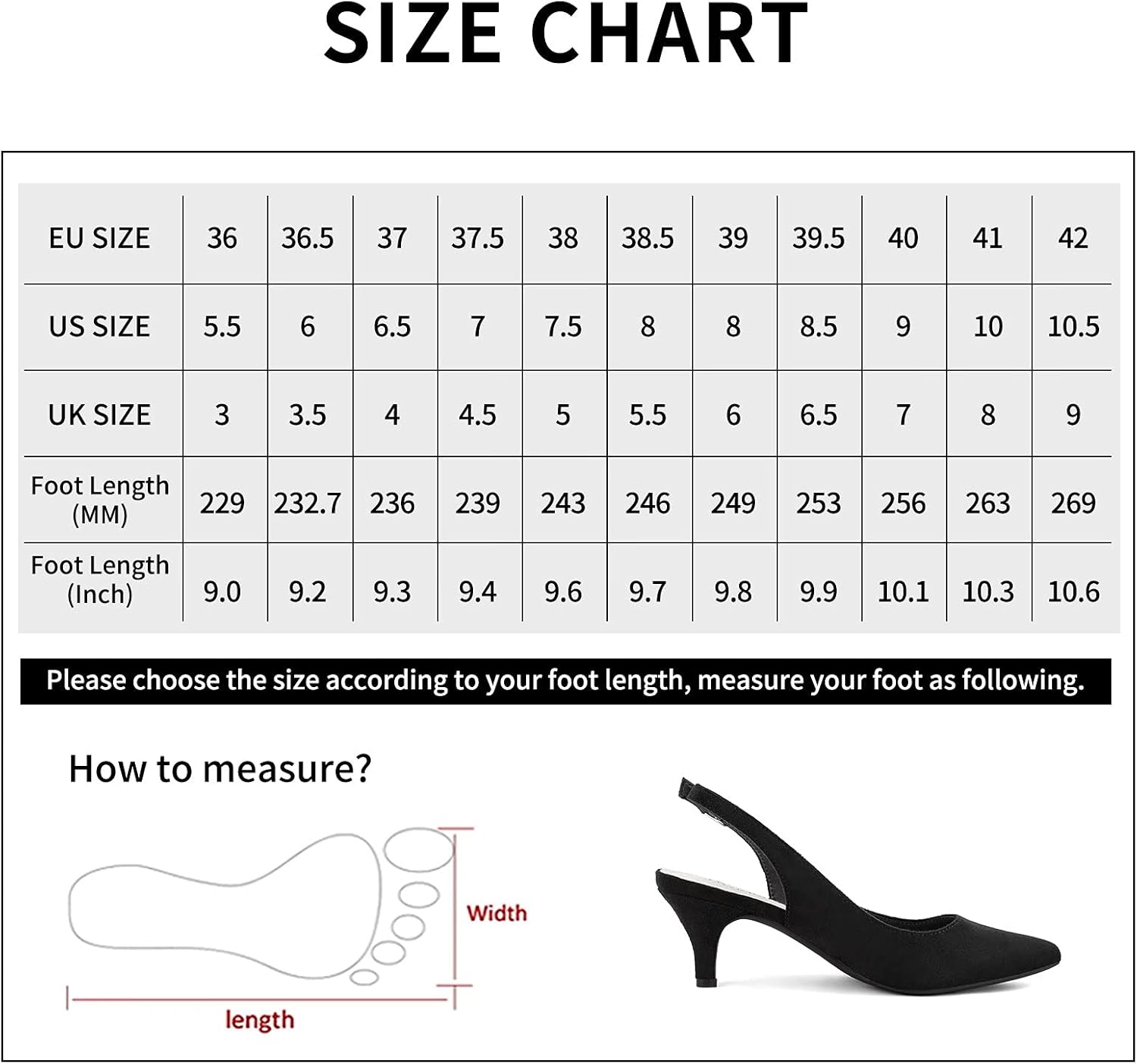 Thumbnail 6 de Greatonu Pointed Toe Slingback Kitten Heels: Versatile 2.5 Inch Dressy Pumps