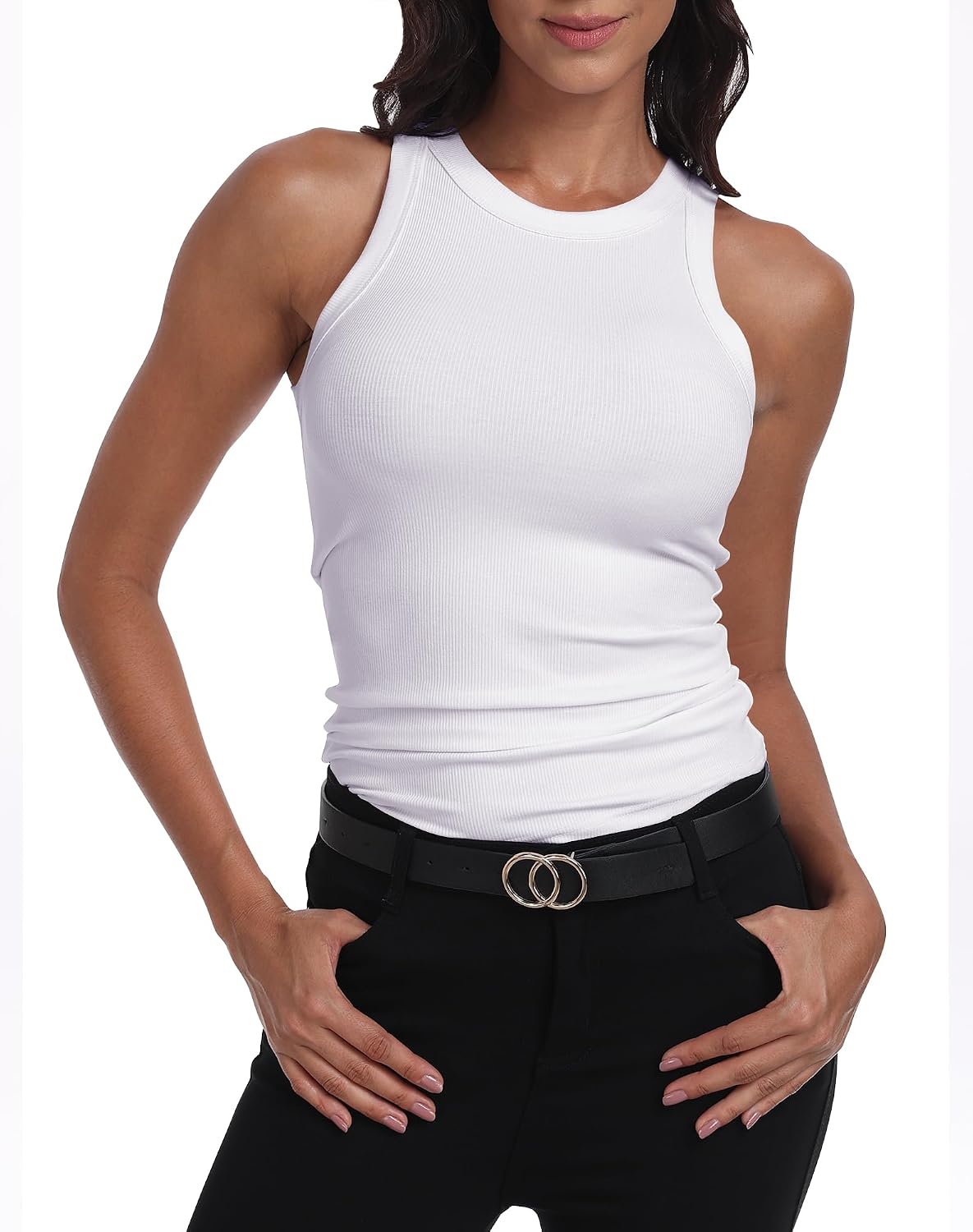 Thumbnail 1 de GEMBERA Ribbed Tank Top