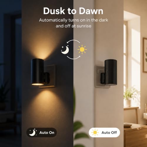 Thumbnail 2 de LOHAS-LED Plug-in Night Light with Dimmable Brightness and Dusk-to-Dawn Sensor