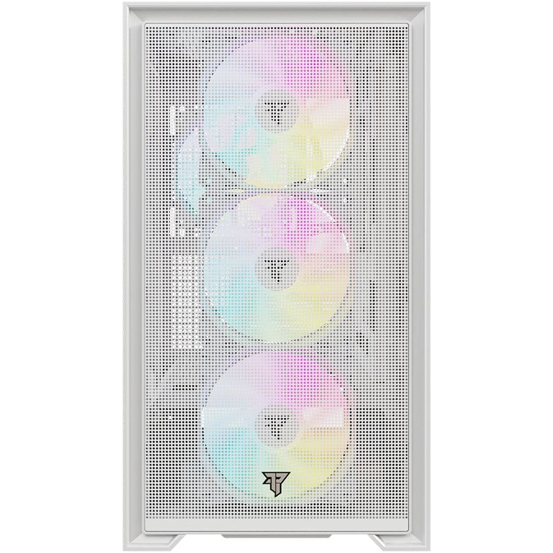 Detalle 2 de Tempest Stronghold ARGB caja M-ATX blanca con cristal